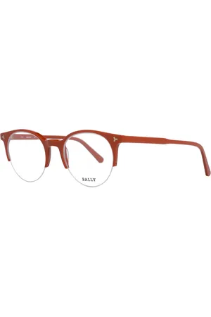 Bally Unisex, Accessoires, Rouge, Taille: ONE Size Lunettes Optiques Rondes Marron