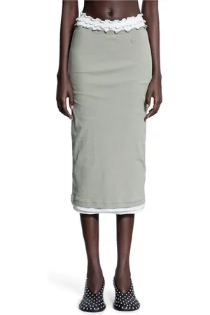 Jil Sander Femme, Jupes, Gris, Taille: 38 FR Ensemble de jupes en jersey de coton multicolore