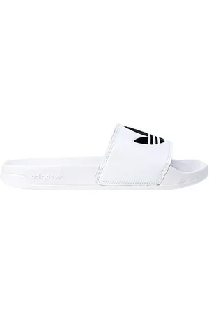 adidas Homme, Chaussures, Blanc, Taille: 44 1/2 EU Sandalette Homme en Polyester Blanc Printemps/Été