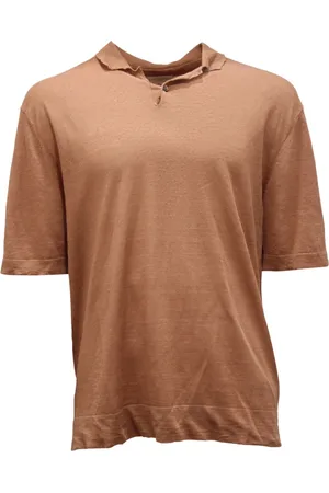 BALLANTYNE Homme, Tops, , Taille: L Chemise en lin bleu modèle B2W089