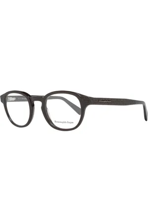 Ermenegildo Zegna Homme, Accessoires, Brun, Taille: ONE Size Montures Optiques Hommes Marron