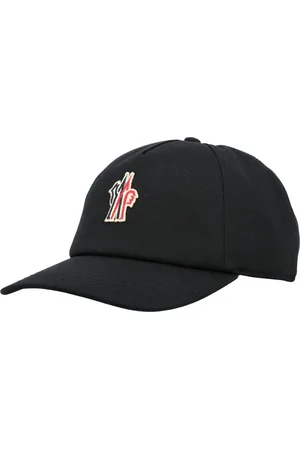 Moncler Homme, Accessoires, Noir, Taille: ONE Size Casquette de Baseball Noire avec Patch Logo