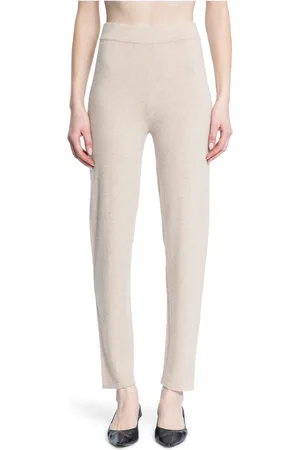 Max Mara Femme, Pantalons, , Taille: 38 FR Pantalon Tricot Taille Haute Jambe Droite