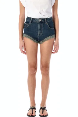 Isabel Marant Femme, Shorts, Bleu, Taille: 40 FR Eneidao Denim Shorts
