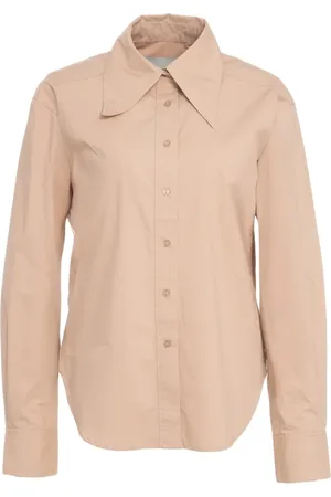 Herskind Femme, Blouses et Chemises, Rose, Taille: 38 FR Chemise Popeline Rose Ss25