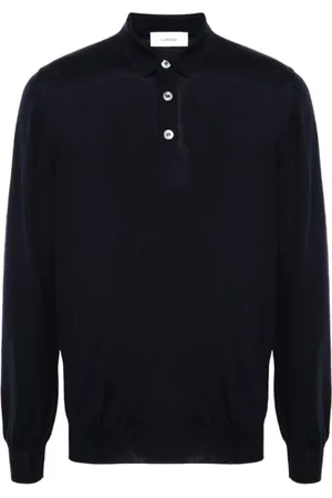 LARDINI Homme, Pulls, Bleu, Taille: M Polo Bleu en Laine