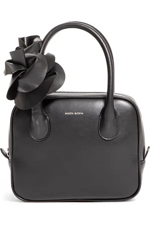 MAGDA BUTRYM Femme, Sacs, Noir, Taille: ONE Size Sac Noir Brigitte Square avec Rose 3D