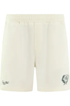 Represent Homme, Shorts, Blanc, Taille: L Short à blason pour homme