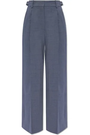 J.W.Anderson Femme, Pantalons, Bleu, Taille: 36 FR Pantalon en laine