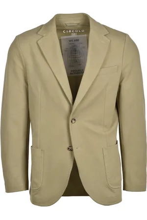 Circolo Homme, Vestes, Vert, Taille: 3XL Veste en mélange de coton