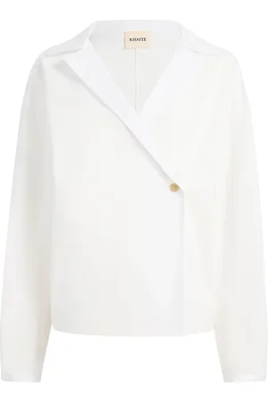 Khaite Femme, Blouses et Chemises, Blanc, Taille: 40 FR Ashton Top