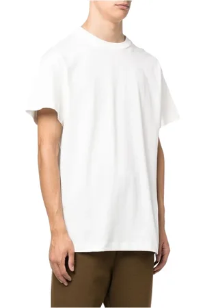 Jil Sander Homme, Tops, Blanc, Taille: M Ensemble de 3 T-shirts blancs