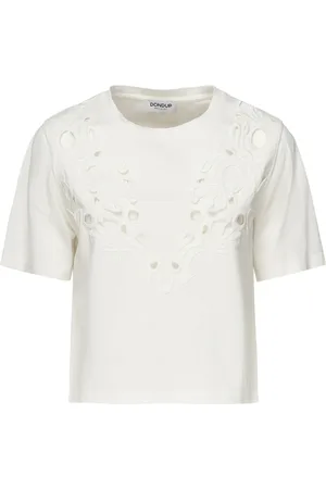 Dondup Femme, Tops, Blanc, Taille: 36 FR Collection de T-shirts et Polos Blancs