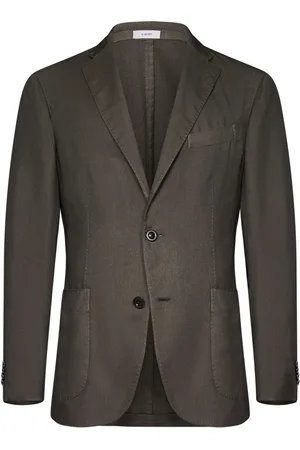 Boglioli Homme, Vestes, Vert, Taille: 2XL Blazer en Cachemire et Soie Vert