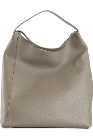 STUDIO NICHOLSON Femme, Sacs, Gris, Taille: ONE Size Sac Hobo en Cuir Texturé Éléphant