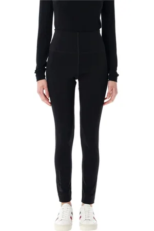 Moncler Femme, Pantalons, Noir, Taille: 38 FR Leggings noirs en jersey technique