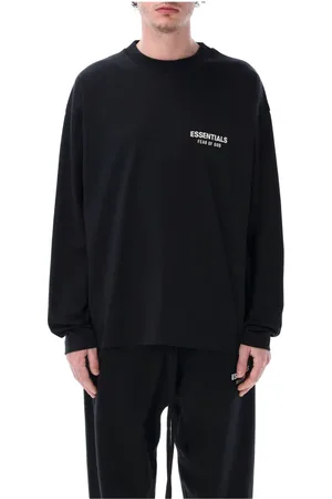 FEAR OF GOD Homme, Tops, Noir, Taille: XL Jet Tee-shirt à Manches Longues