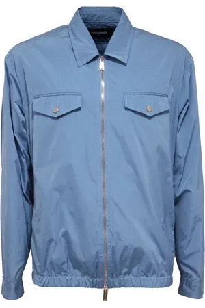 Dsquared2 Homme, Vestes, Bleu, Taille: L Veste imperméable style D2 manteaux