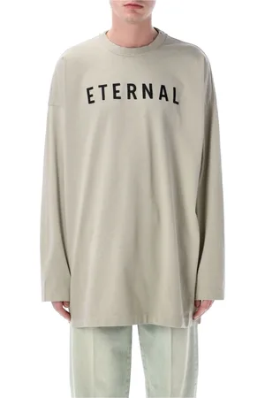 FEAR OF GOD Homme, Tops, , Taille: M T-shirt Dove Grey Eternal L/S