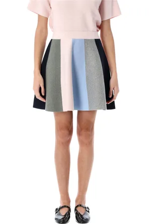 J.W.Anderson Femme, Jupes, Multicolore, Taille: 40 FR Mini-jupe à panneaux en maille écharpe