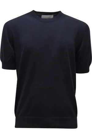 BALLANTYNE Homme, Pulls, Bleu, Taille: L Pull Soie/Coton Marine