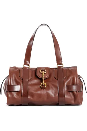 Chloé Femme, Sacs, Brun, Taille: ONE Size Élégant Sac en Cuir avec Charms