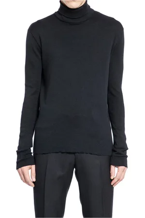 Tom Ford Homme, Pulls, Noir, Taille: M Pull à Col Roulé Noir