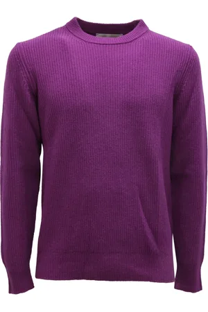 BALLANTYNE Homme, Pulls, Violet, Taille: L Pull en laine fabriqué en Italie