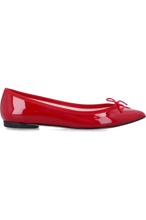 Repetto Femme, Chaussures, Rouge, Taille: 39 EU Ballerines Pointues Rouge Flamme