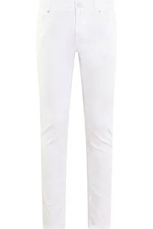 Jacob Cohen Homme, Jeans, Blanc, Taille: W33 Pantalon Homme Super Slim Fit