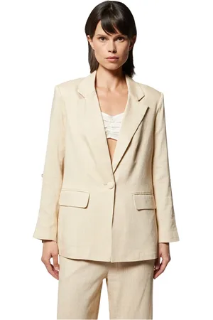 Silvian Heach Femme, Vestes, , Taille: 40 FR Blazer croisé avec une coupe légèrement oversize