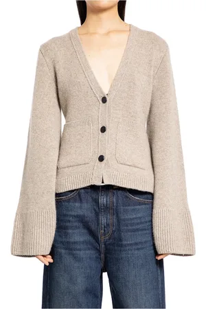 Khaite Femme, Pulls, , Taille: 36 FR Cardigan en cachemire à col en V avec poches