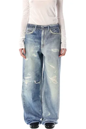 OUR LEGACY Femme, Jeans, Bleu, Taille: 40 FR Vintage Denim High Waist Jeans