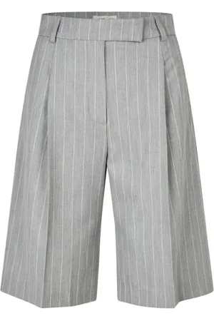 Baum und Pferdgarten Femme, Shorts, Gris, Taille: 36 FR Shorts Nico à rayures grises