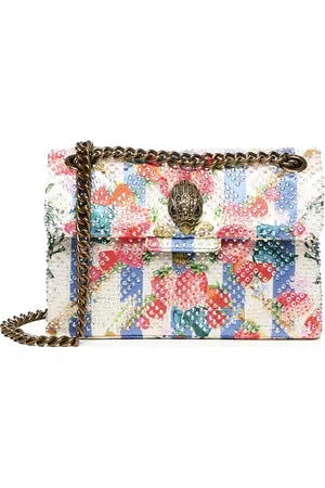 Kurt Geiger Femme, Sacs, Multicolore, Taille: ONE Size Sac à bandoulière en satin rayé