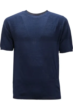 Daniele Fiesoli Homme, Tops, Bleu, Taille: S Pull en viscose Fabriqué en Italie