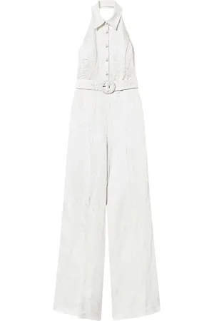 Twin-Set Femme, Combinaisons et Ensembles, Blanc, Taille: 36 FR Pantalon Blanc Chic pour Femmes
