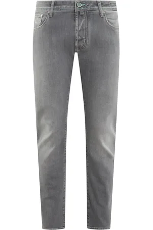 Jacob Cohen Homme, Jeans, Gris, Taille: W33 Pantalon Slim Fit 5 Poches