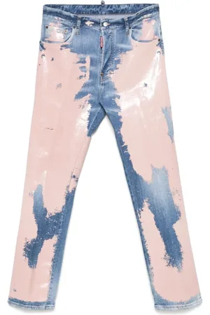 Dsquared2 Homme, Jeans, Multicolore, Taille: L Jeans Classiques Cinq Poches Bleu Céruléen