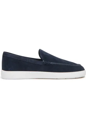 Hogan Homme, Chaussures, Bleu, Taille: 41 EU Mocassin en Daim Semelle Mémoire Modèle Élégant