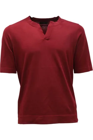 BALLANTYNE Homme, Tops, Rouge, Taille: XL Pull en Tricot de Coton