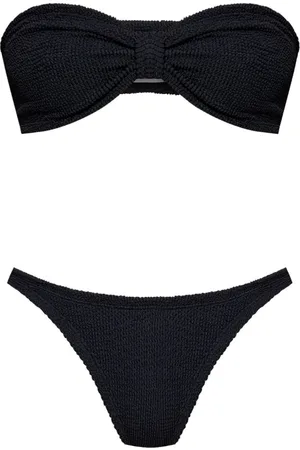 Hunza G Femme, Maillots de bain, Noir, Taille: ONE Size Maillots de Bain Noirs Élégance Vacances à la Plage
