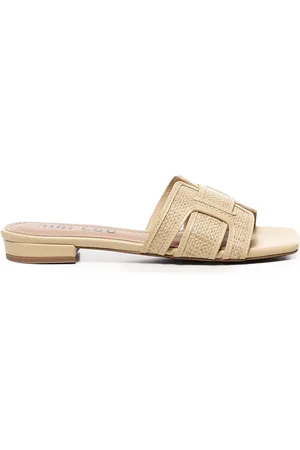 Bibi Lou Femme, Chaussures, , Taille: 40 EU Sandales en Rafia et Cuir