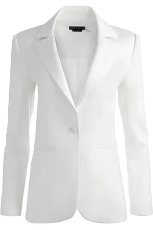 ALICE+OLIVIA Femme, Vestes, Blanc, Taille: 38 FR Vestes Beige pour Femmes