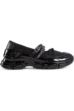 Simone Rocha Femme, Chaussures, Noir, Taille: 38 EU Chaussures Ballerines Tracker en Maille Noire