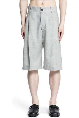 STUDIO NICHOLSON Homme, Shorts, , Taille: M Shorts sur mesure à genoux avec passants de ceinture
