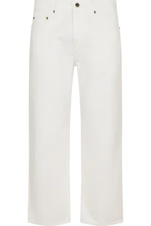 Golden Goose Homme, Jeans, Blanc, Taille: W30 Pantalon en Denim Bull Dyed Skate Loose
