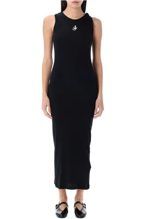 J.W.Anderson Femme, Robes, Noir, Taille: 38 FR Robe Logo Ancre
