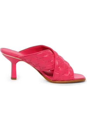 Michael Kors Femme, Chaussures, Rose, Taille: 36 1/2 EU Sandale Gideon Mule Rouge