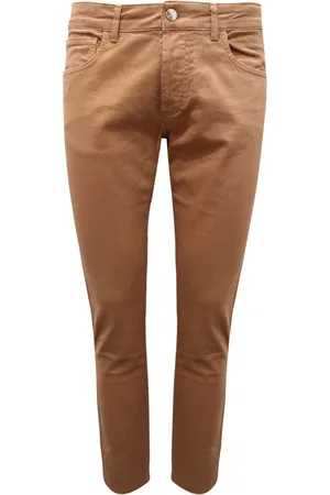 Entre Amis Homme, Jeans, Brun, Taille: W33 Pantalon en Denim Fabriqué en Italie